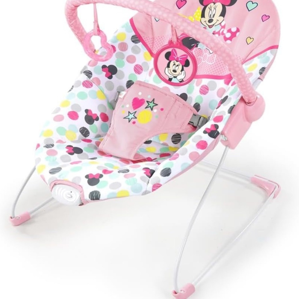 Pink Minnie Mouse Baby Bouncer